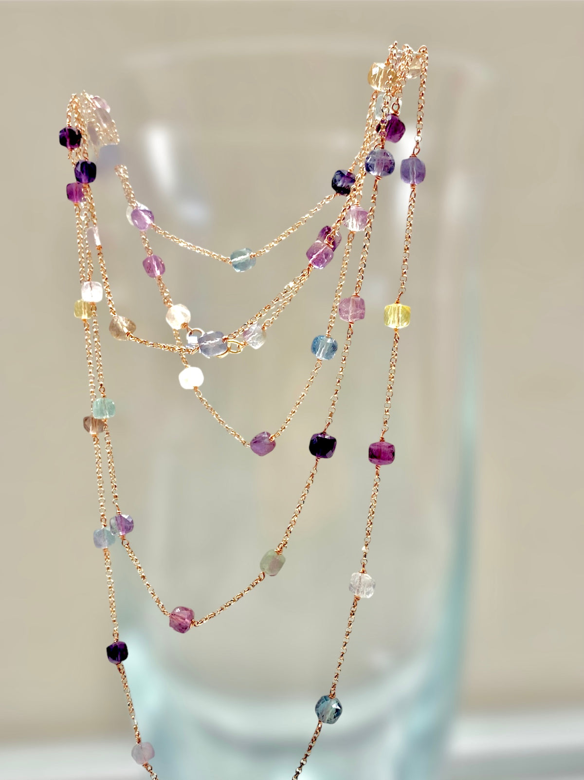 Collana fluorite
