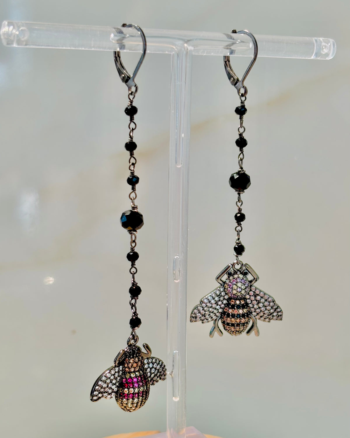 Orecchini con apine di Swarovski