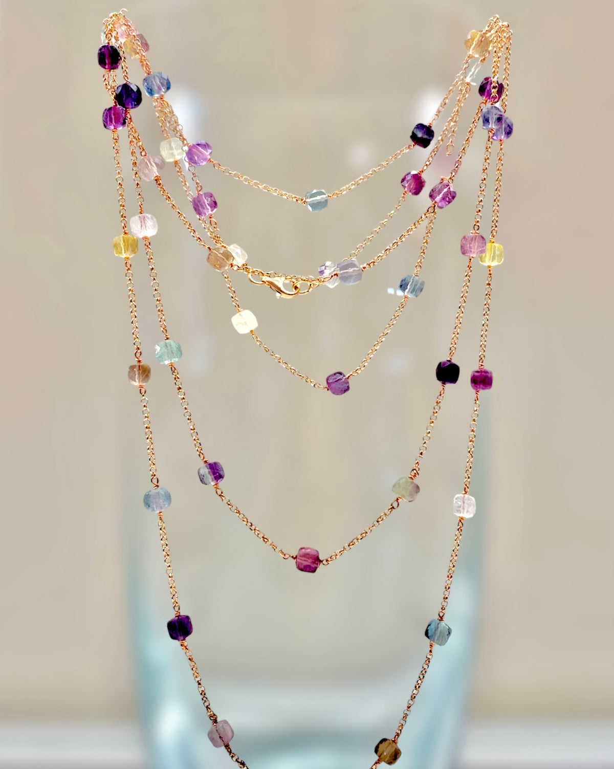 Collana fluorite