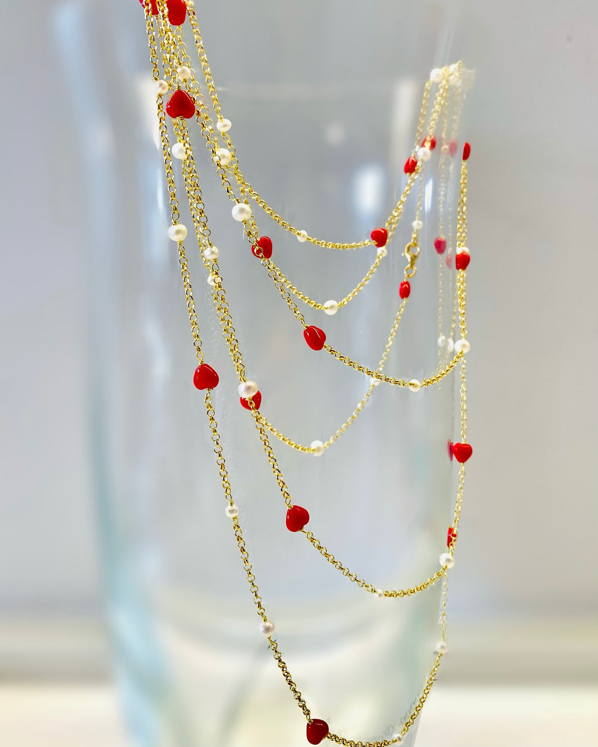 Collana cuoricini