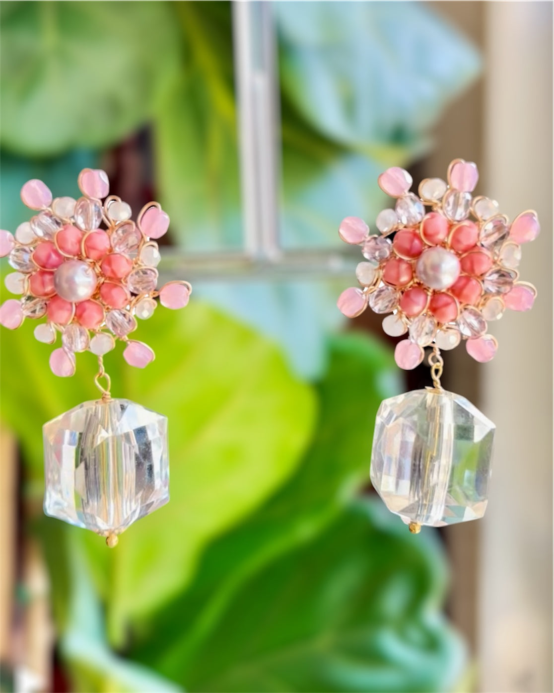 Orecchini Mandàla crystal