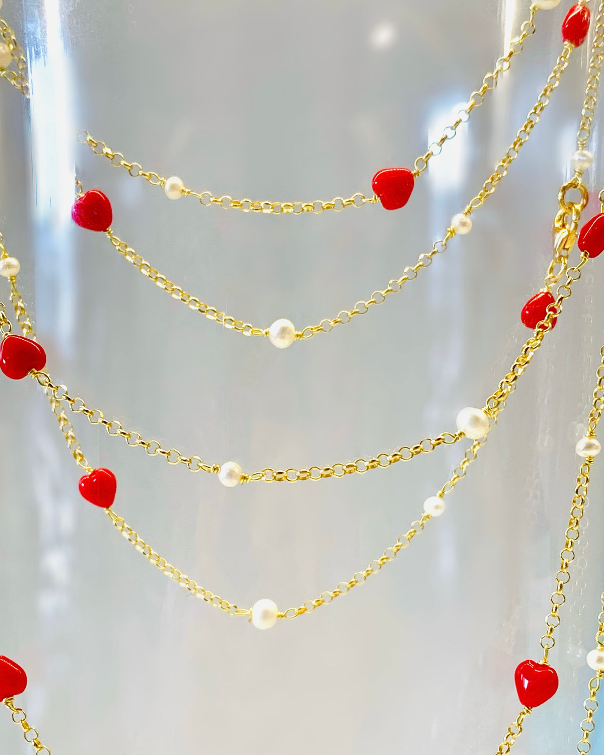 Collana cuoricini