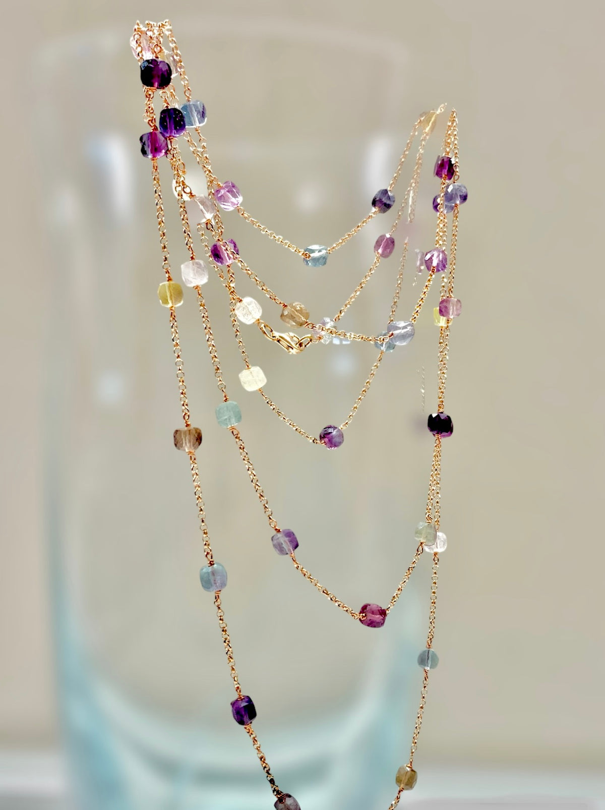 Collana fluorite
