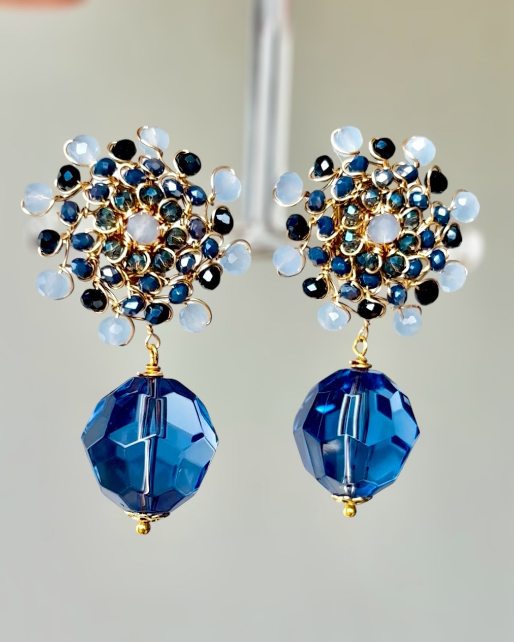 Orecchini Mandàla crystal