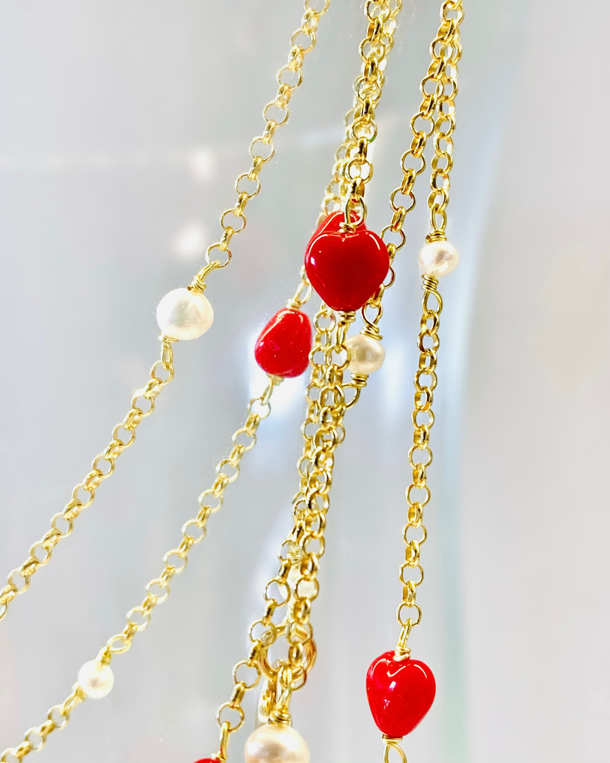 Collana cuoricini