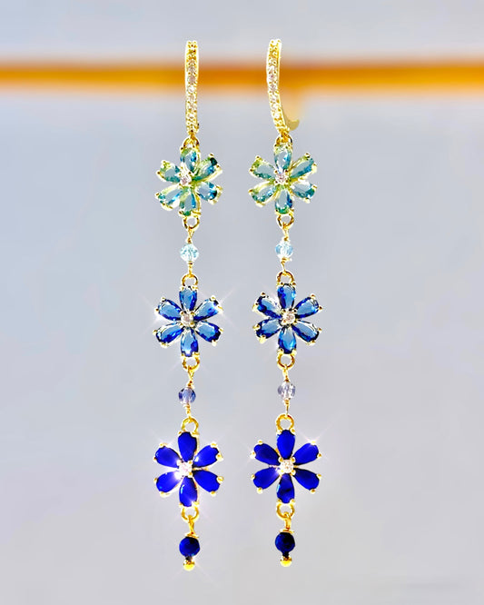 Orecchini con Margherite cristallo