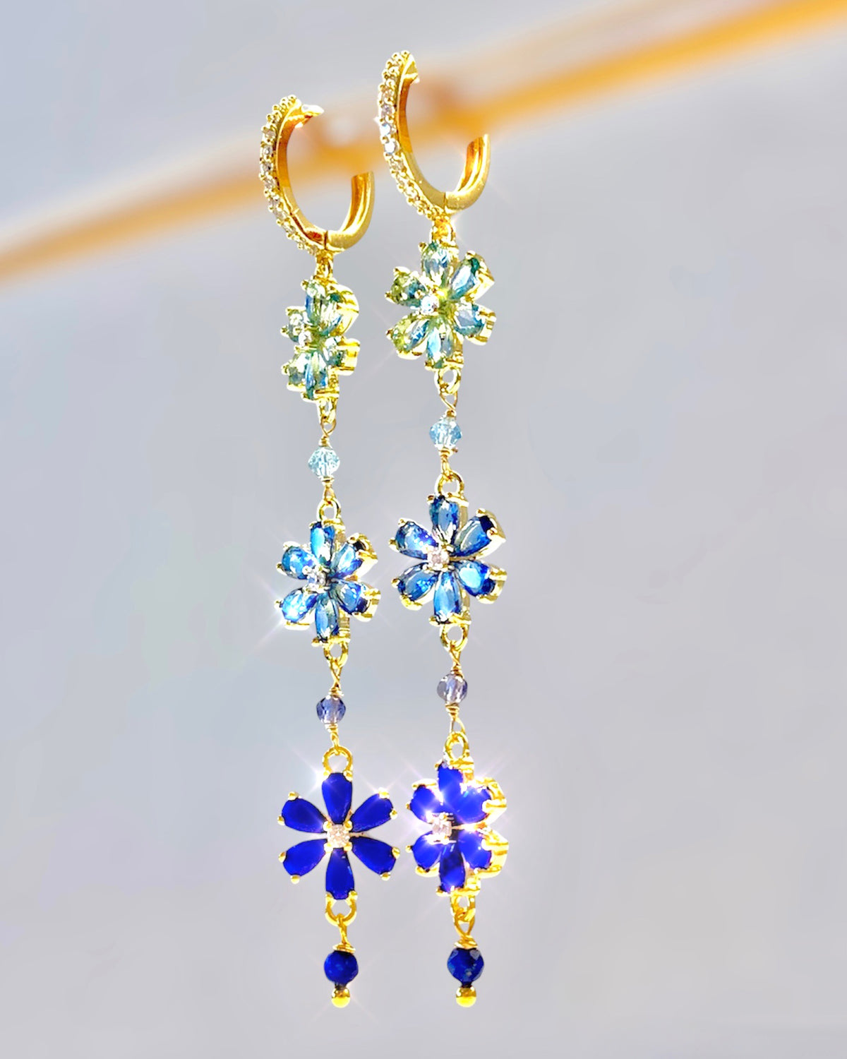 Orecchini con Margherite cristallo