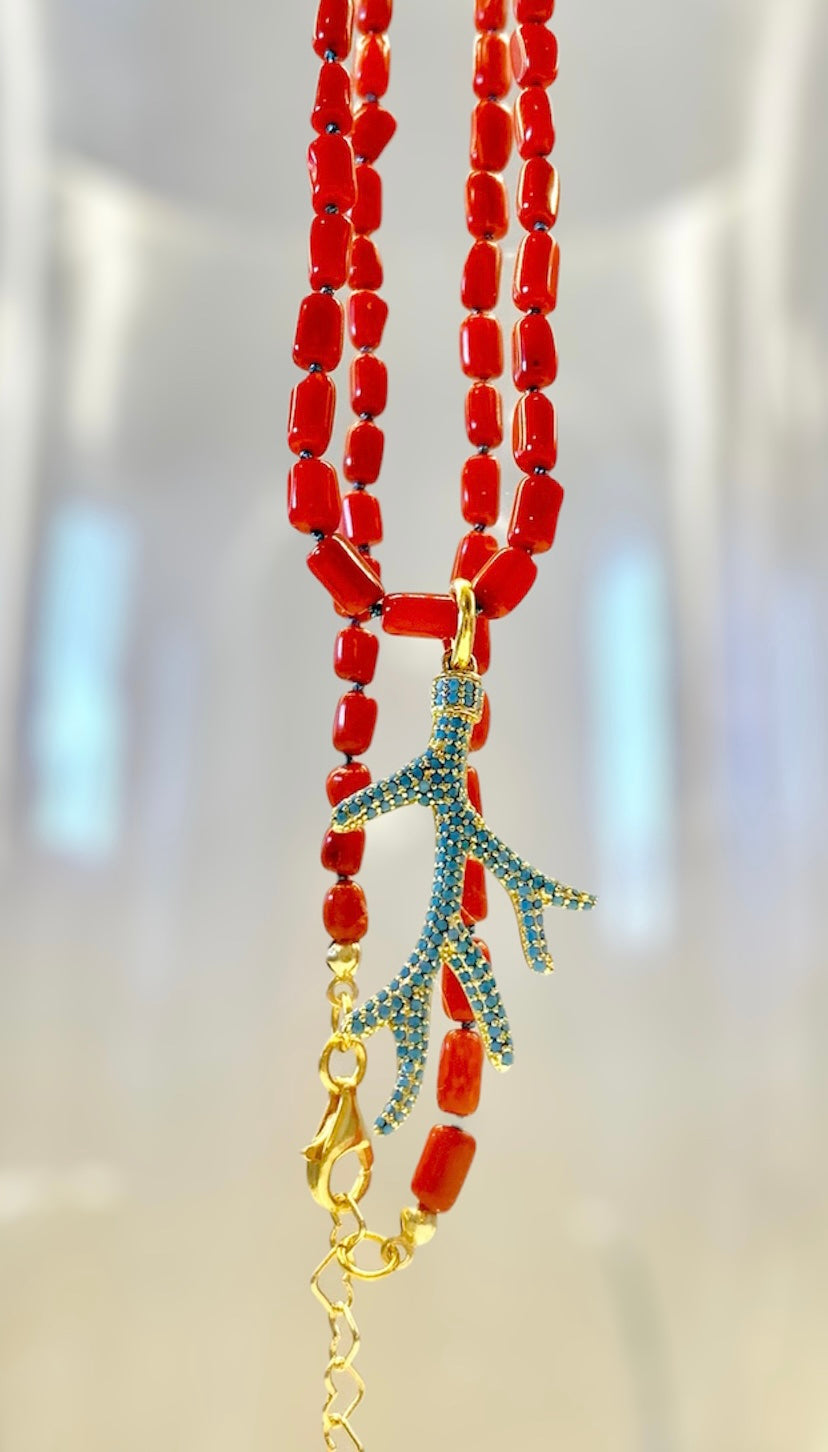 Collana in corallo