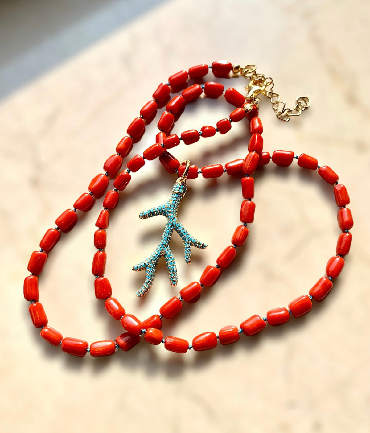 Collana in corallo