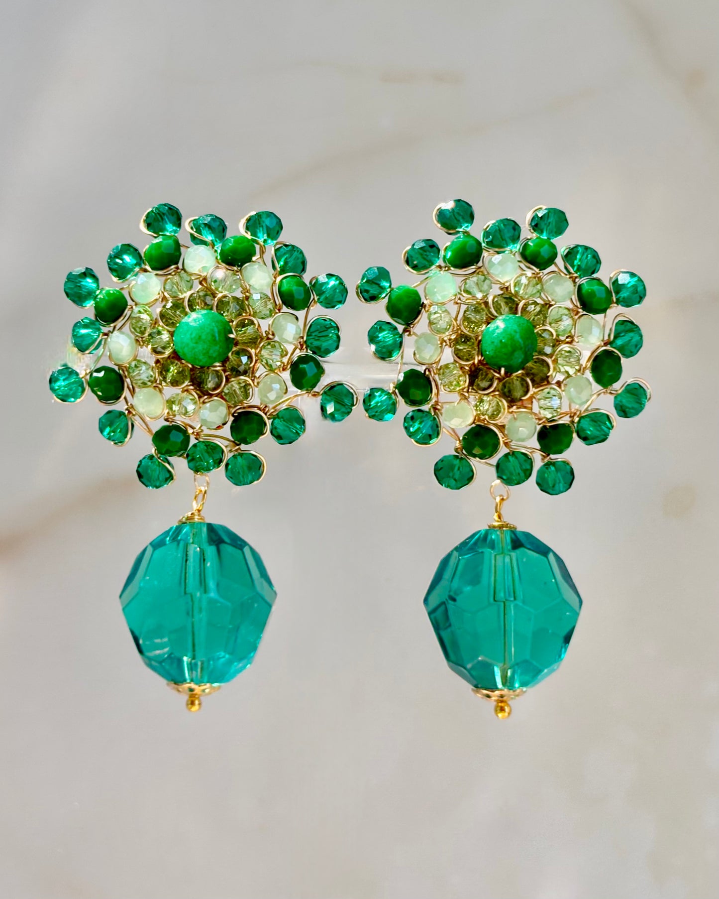 Orecchini Mandàla crystal