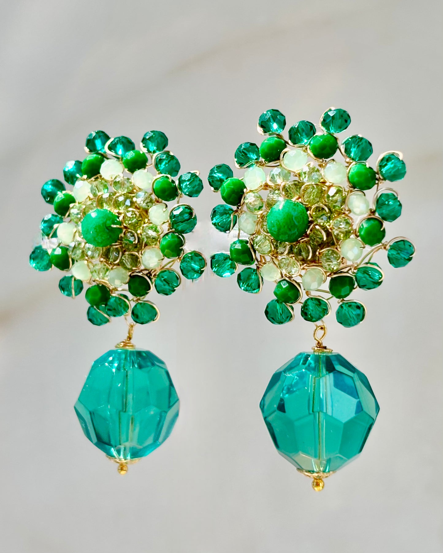 Orecchini Mandàla crystal